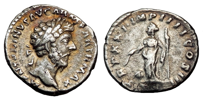 Marcus Aurelius Ar Denarius - Den of Antiquity