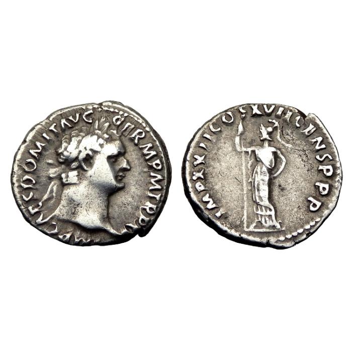 Domitian Ar Denarius