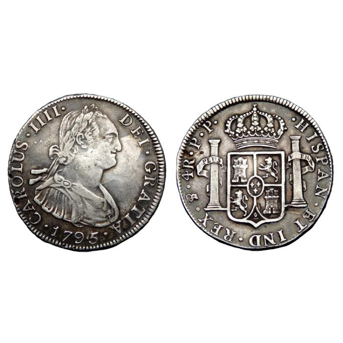 Mexico Carlos IV Ar 4 Reales