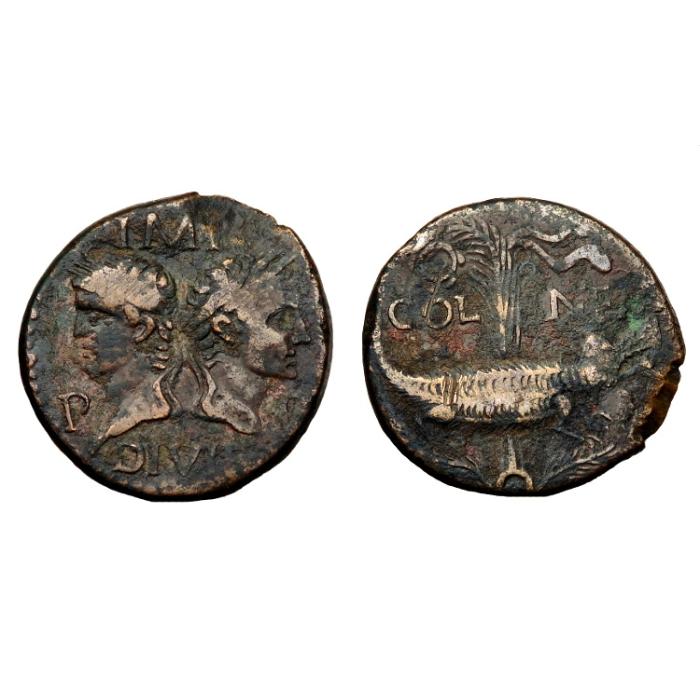 Augustus and Agrippa Ae As