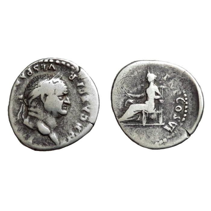 Vespasian Ar Denarius