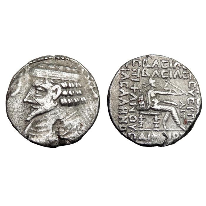 Phraatakes Ar Tetradrachm