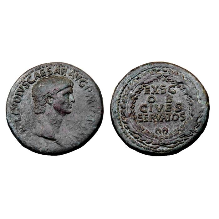 Claudius I Ae Sestertius