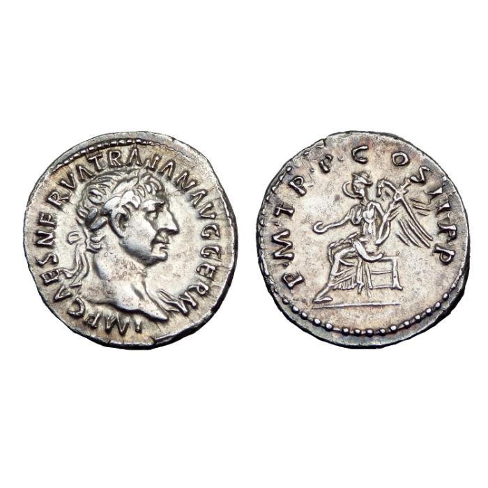 Trajan Ar Denarius