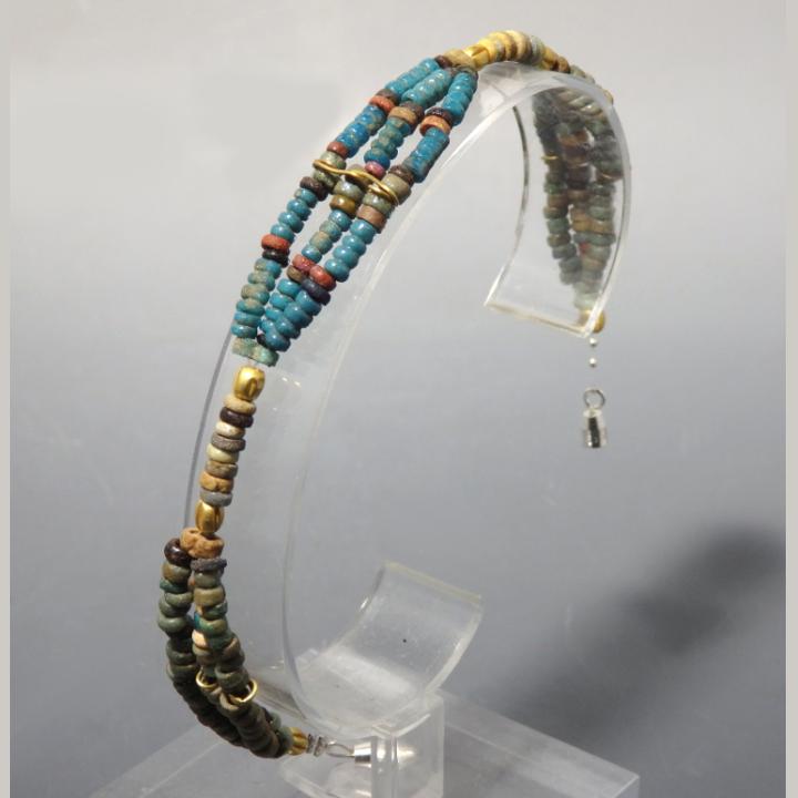 Egyptian Faience New Kingdom Beaded Bracelet - Image 2