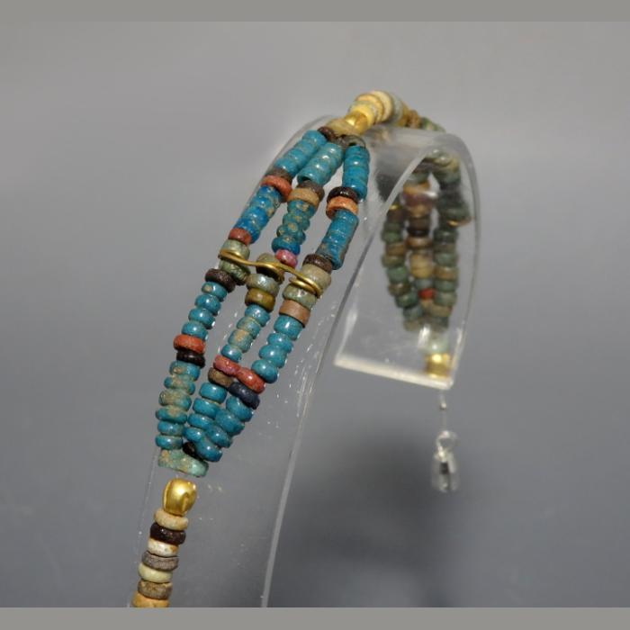 Egyptian Faience New Kingdom Beaded Bracelet - Image 3