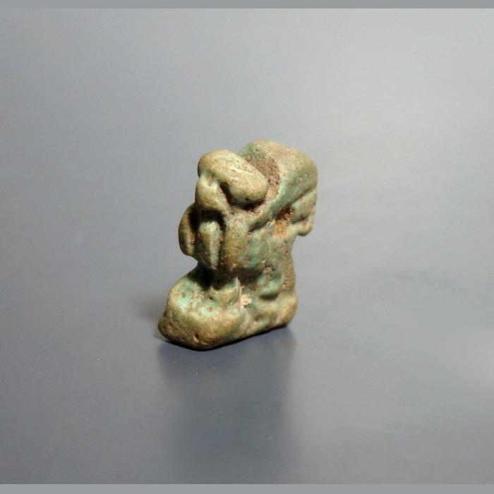 Egyptian Faience Falcon Amulet - Image 2