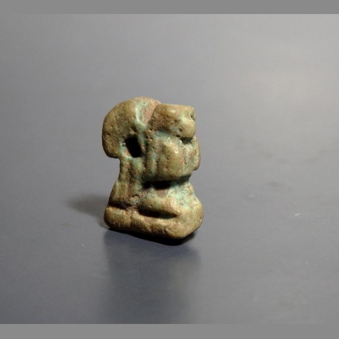 Egyptian Faience Falcon Amulet - Image 3