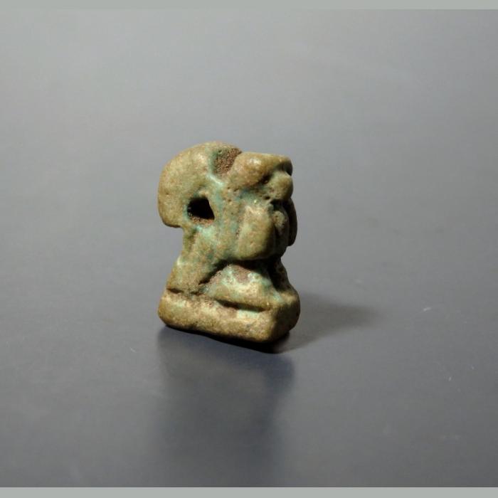 Egyptian Faience Falcon Amulet - Image 4