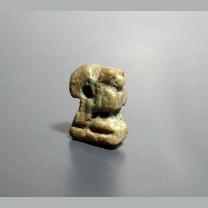 Egyptian Faience Falcon Amulet - Image 5