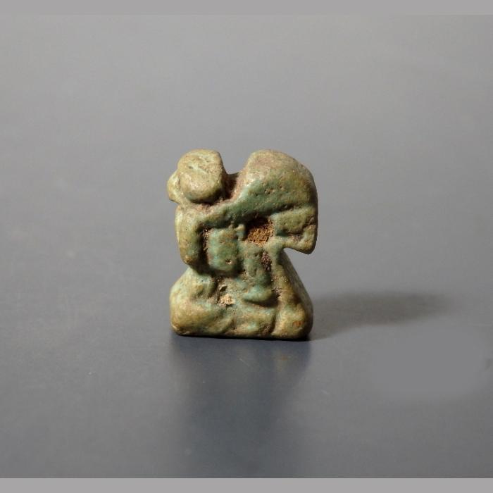 Egyptian Faience Falcon Amulet - Image 6