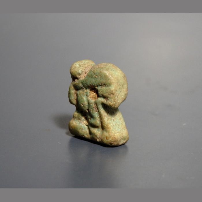 Egyptian Faience Falcon Amulet - Image 9