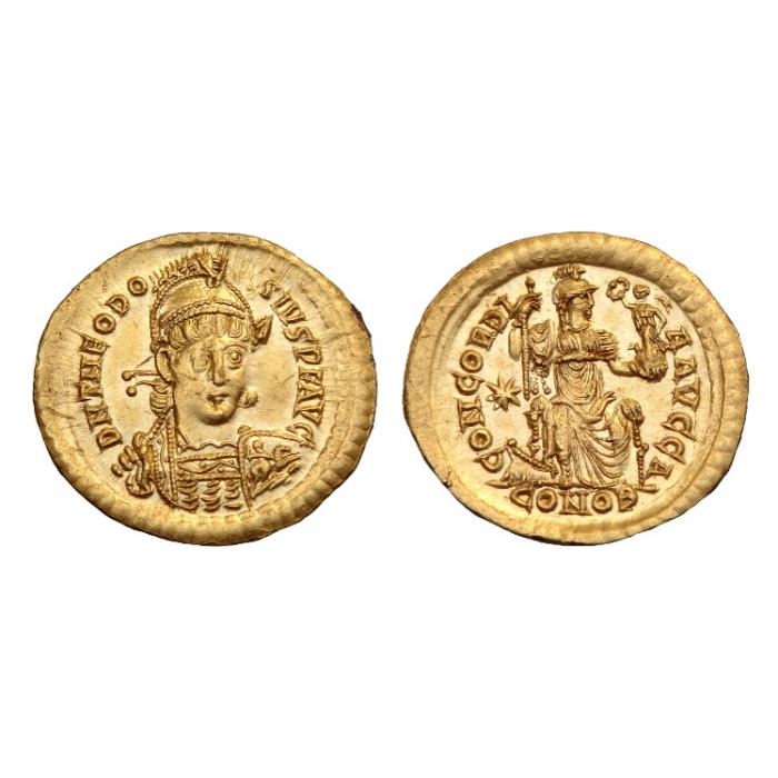 Theodosius II Au Solidus