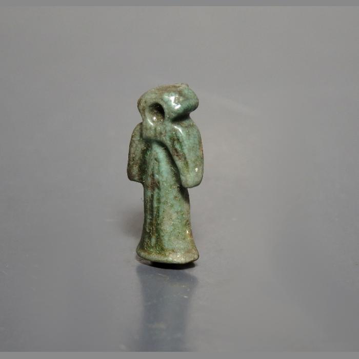 Egyptian Faience Green Glazed Amulet of Knot of Isis - Image 3