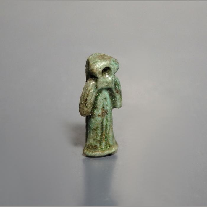 Egyptian Faience Green Glazed Amulet of Knot of Isis - Image 4