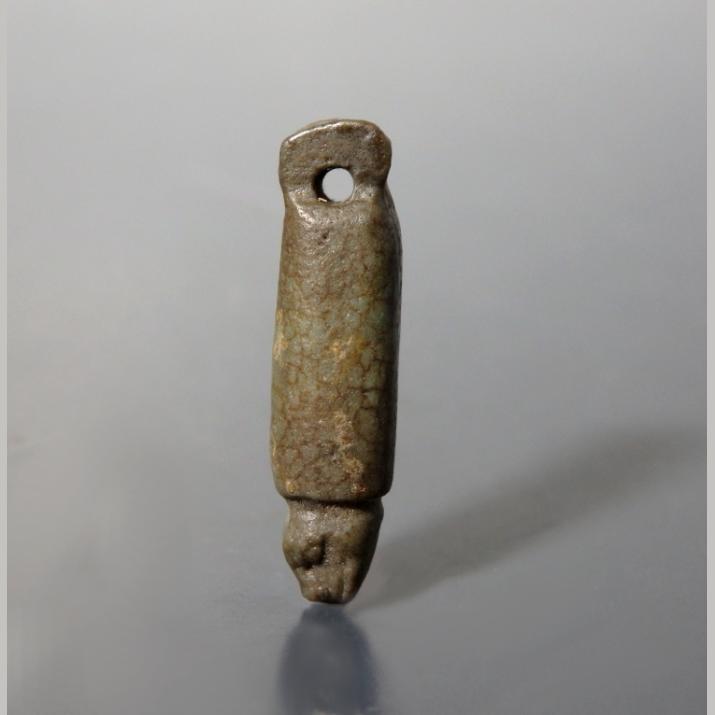 Egyptian Faience Snake Head Amulet - Image 6