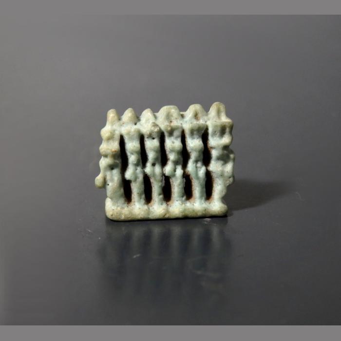 UNUSUAL Egyptian Faience Amulet of Multi Figure - Image 2