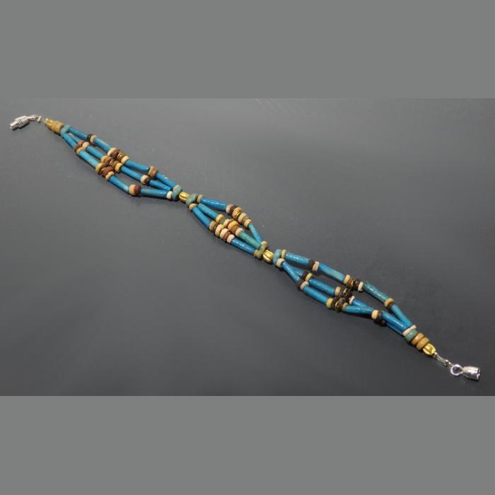 Egyptian Faience New Kingdom Beaded Bracelet - Image 5