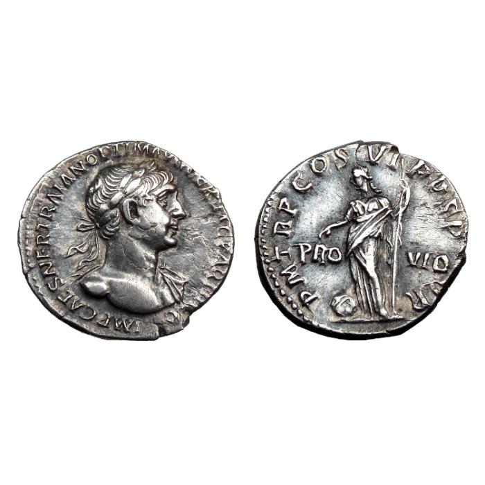 Trajan Ar Denarius