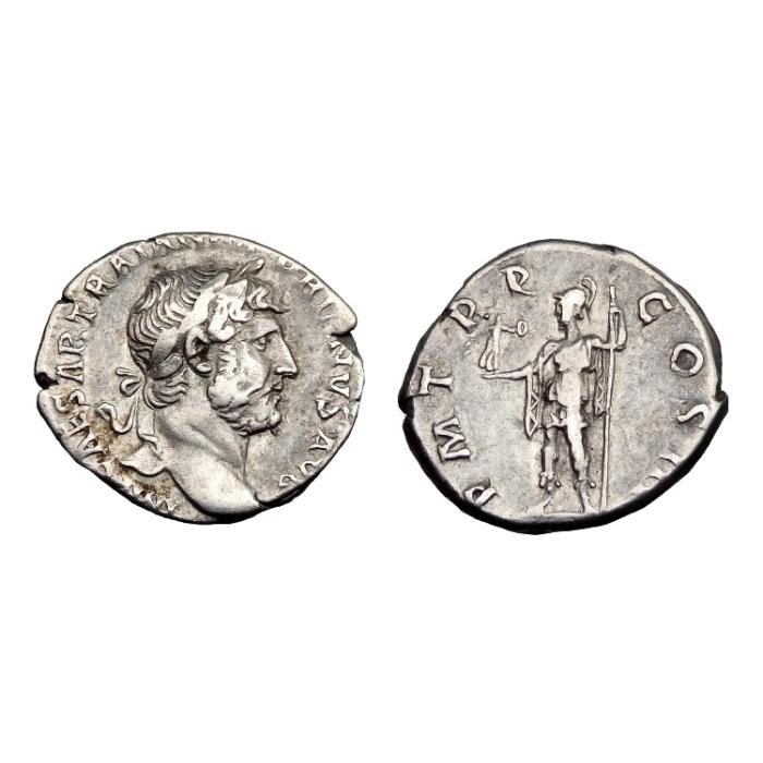 Hadrian Ar Denarius