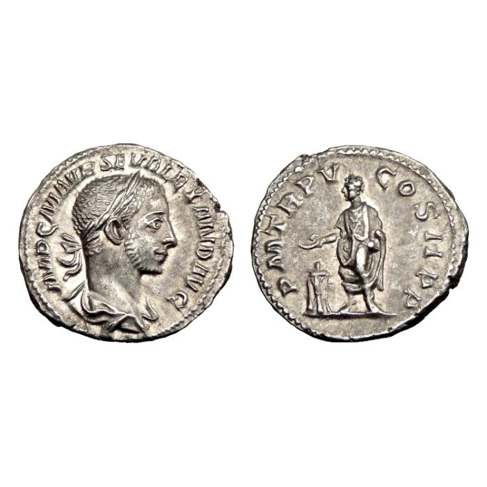 Severus Alexander Ar Denarius