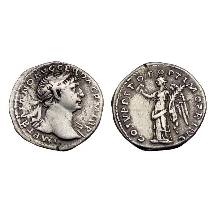 Trajan Ar Denarius