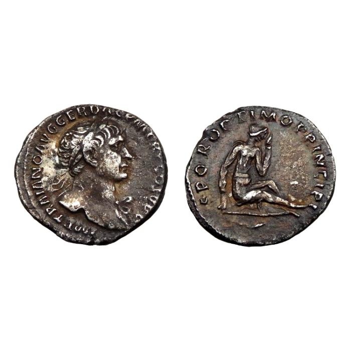 Trajan Ar Denarius