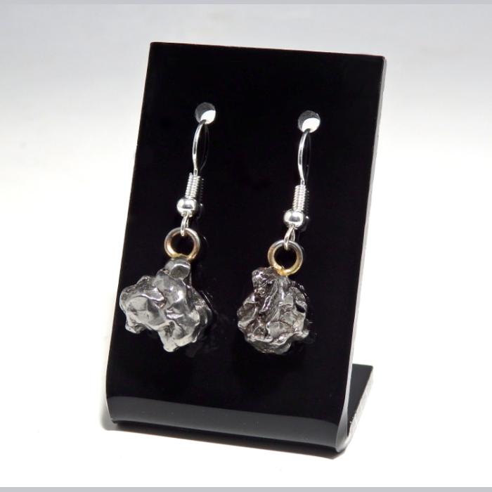 Campo Del Cielo Iron Meteorite Earrings - Image 2