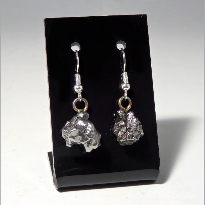 Campo Del Cielo Iron Meteorite Earrings