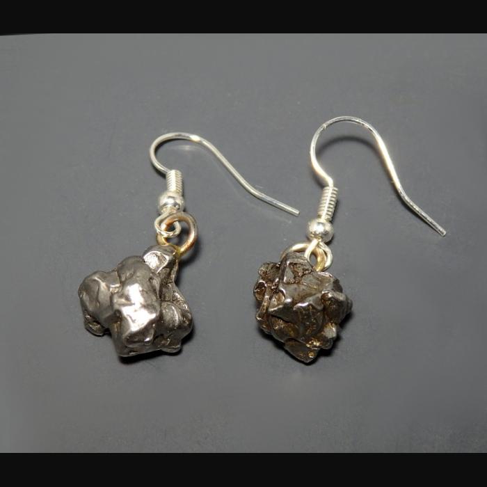 Campo Del Cielo Iron Meteorite Earrings - Image 3