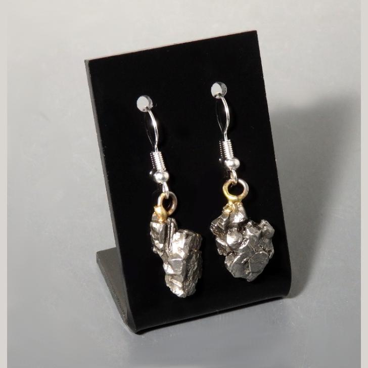 Campo Del Cielo Iron Meteorite Earrings - Image 2