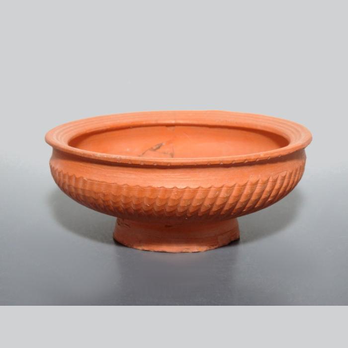 Roman Terracotta North African Decorated Redware Dish - Image 3