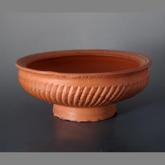 Roman Terracotta North African Decorated Redware Dish - Image 4