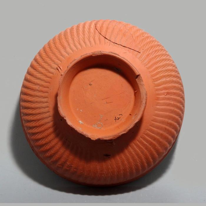 Roman Terracotta North African Decorated Redware Dish - Image 8