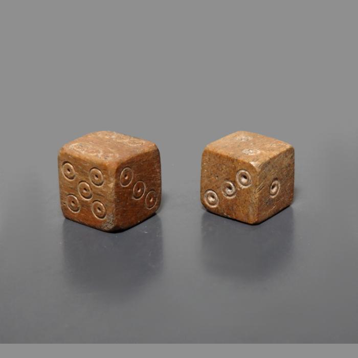 A Pair of Roman Bone Dice